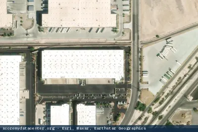 Vue aérienne du site Flexential - Las Vegas/North (LAS04)