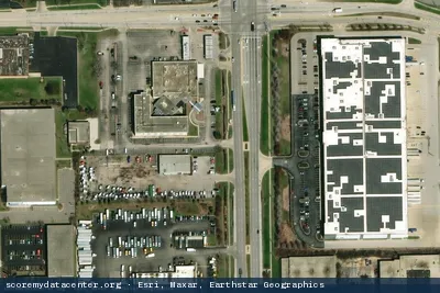Aerial view of Forsythe Data Centers