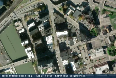 Aerial view of Gafachi 1 West Main Rochester