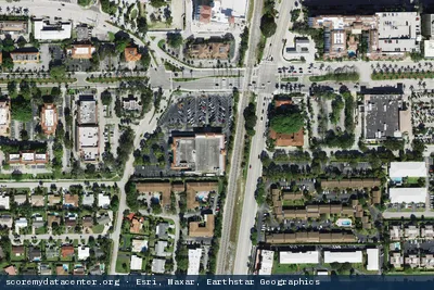 Vue aérienne du site Globenet Boca Raton CLS
