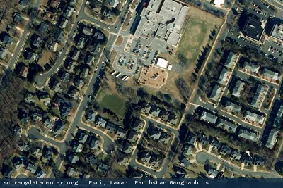 Vue aérienne du site Gosnell - International Gateway 1 (8100 Boone)