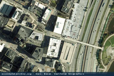 Vue aérienne du site INOC Albany (80 State St)
