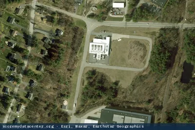 Vue aérienne du site Iron Mountain Data Center - Boston (BOS-1)
