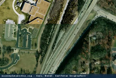 Aerial view of Iron Mountain Data Center - Kansas City (KCM-1)