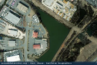 Aerial view of Iron Mountain Data Center - Manassas (VA-1)