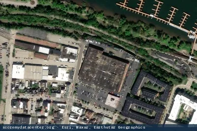 Vue aérienne du site Lumen Pittsburgh