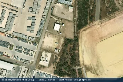Vue aérienne du site MDC Laredo