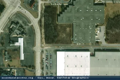 Aerial view of MICROSOFT Hoffman Estates (CHI05) DATA CENTER