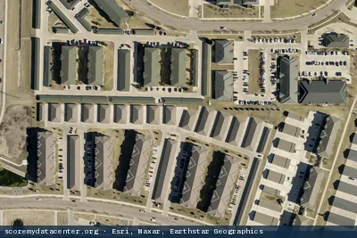 Aerial view of Midco Fargo