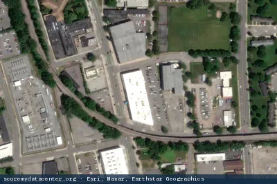 Vue aérienne du site Northland Communications - Syracuse