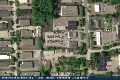 Vue aérienne du site Otava Metro Detroit