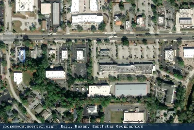 Vue aérienne du site ScaleMatrix Jacksonville Data Center US-South 02