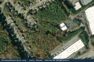 Vue aérienne du site Serverfarm ATL1 Atlanta