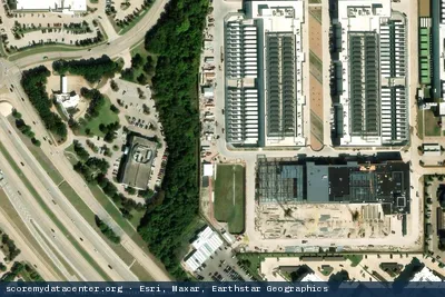 Vue aérienne du site Stream Data Centers - DFW VII