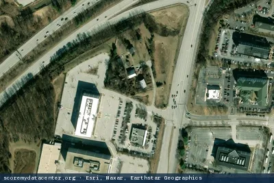 Vue aérienne du site TierPoint Baltimore – BWI