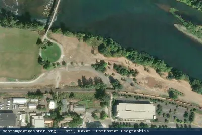 Aerial view of University of Oregon